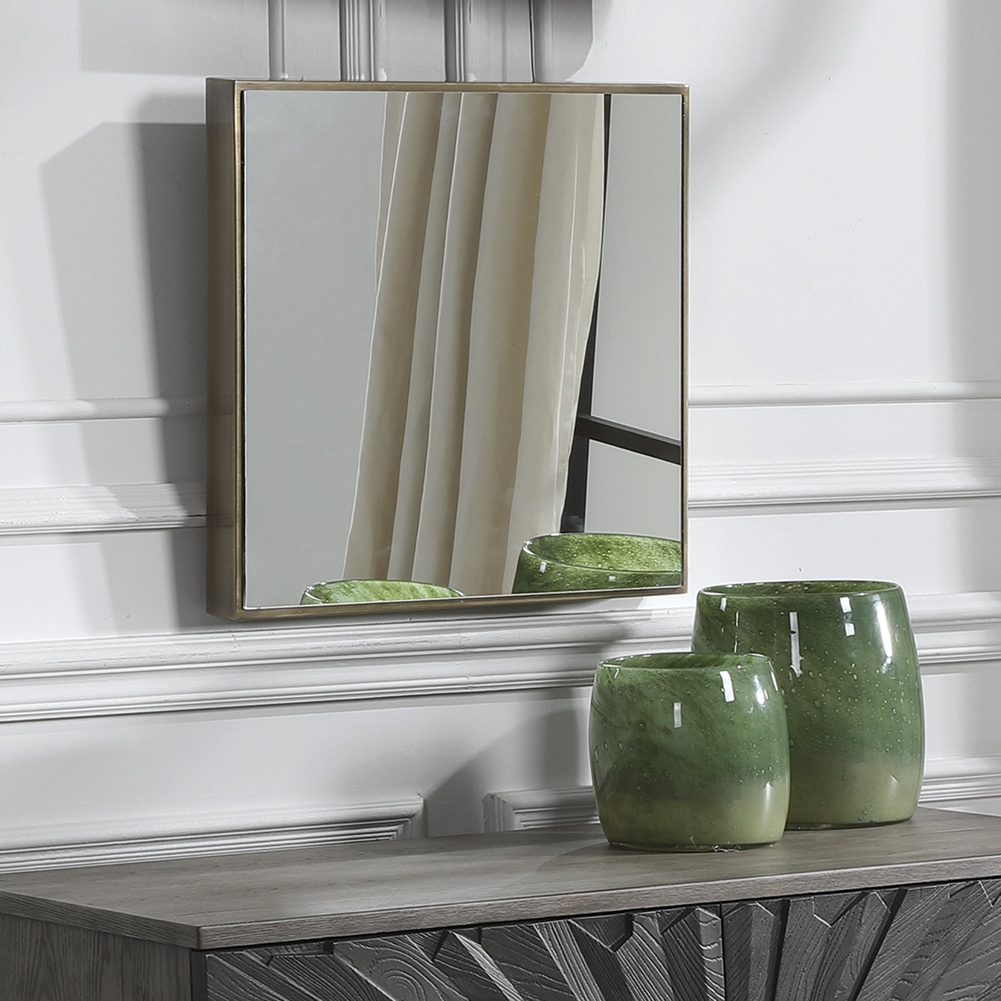 Uttermost Balmoral Modern Square Mirror