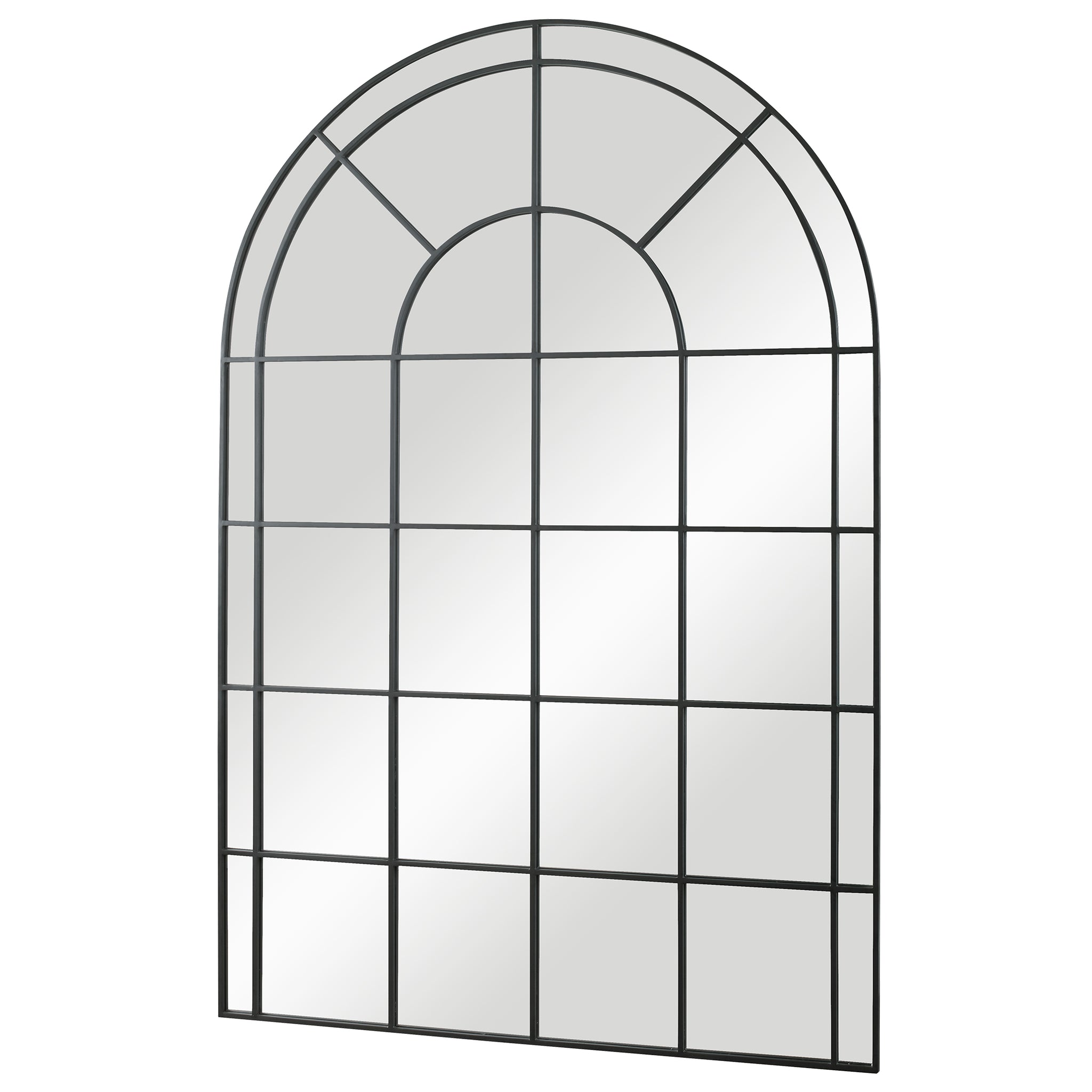 Grantola Black Arch Iron Mirror