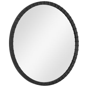 Dandridge Round Industrial Mirror