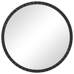 Dandridge Round Industrial Mirror