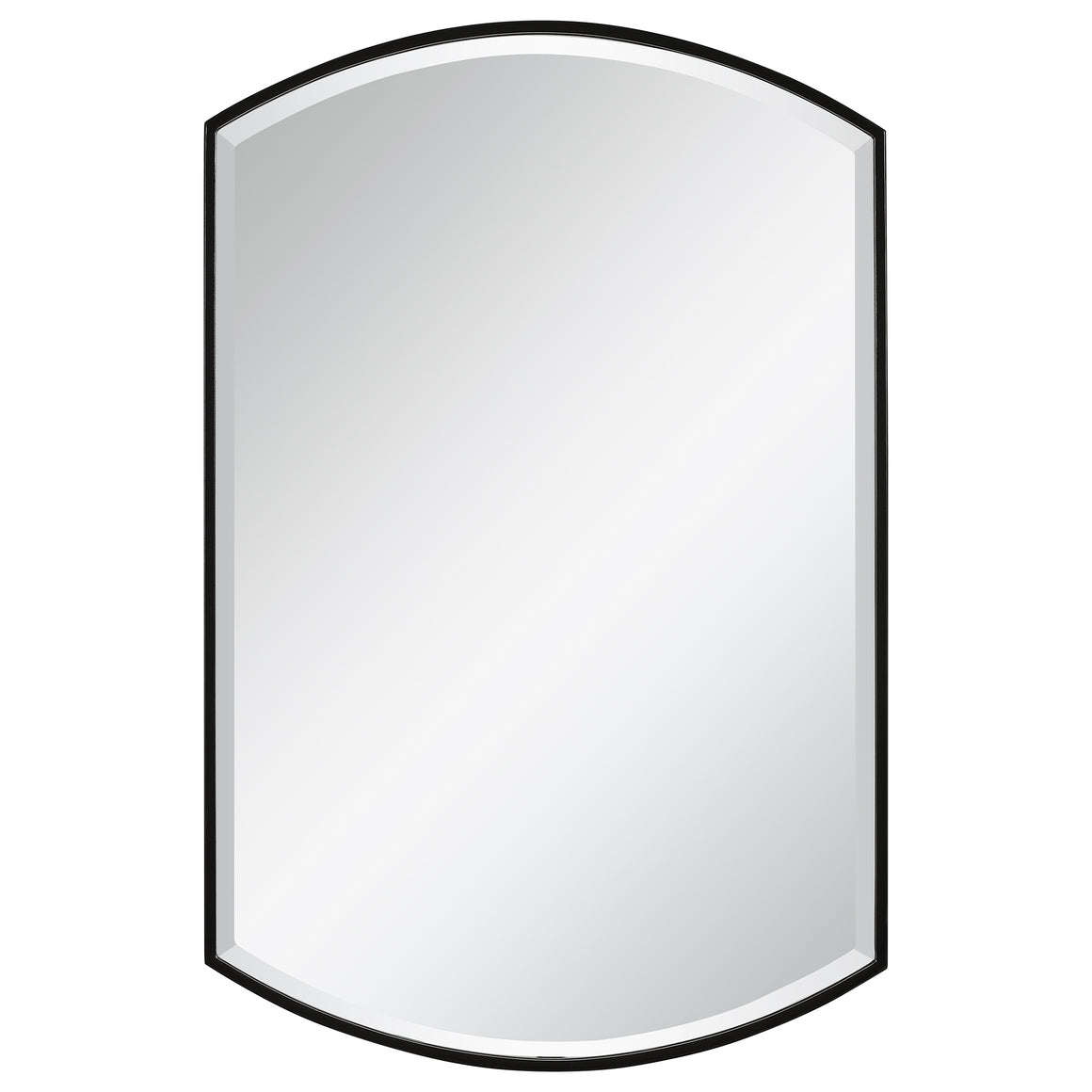 Shield Shaped Iron Mirror