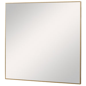 Alexo Gold Square Mirror