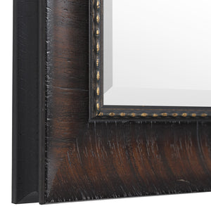 Wythe Burnished Wood Mirror