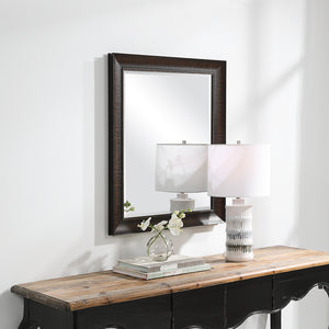 Wythe Burnished Wood Mirror