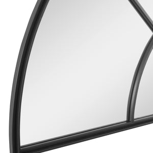 Rousseau Iron Window Arch Mirror