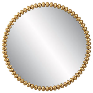 Byzantine Round Gold Mirror