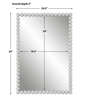 Serna White Vanity Mirror