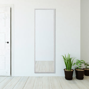 Serna White Tall Mirror