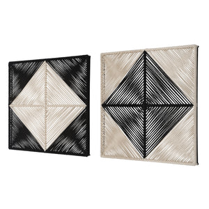 Seeing Double Rope Wall Squares, S/2