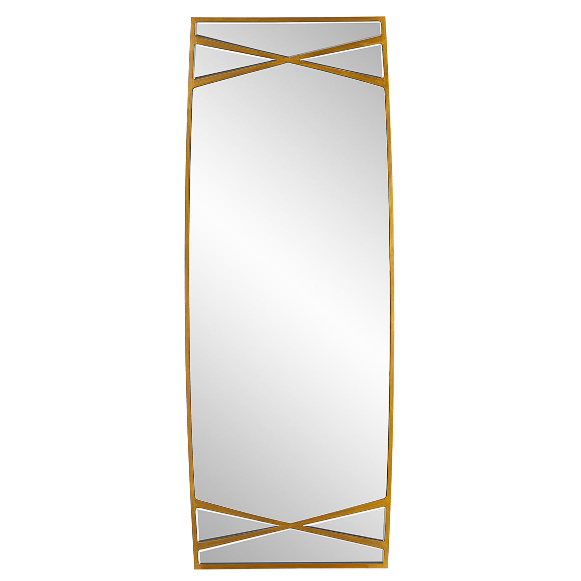 Gentry Oversized Gold Mirror