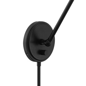 Mitchell 1 Light Matte Black Wall Mount