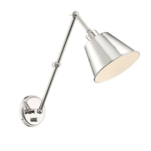Mitchell 1 Light Polished Nickel Wall Mount