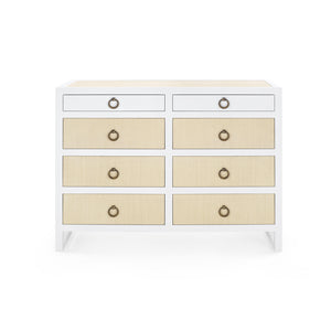 8-Drawer in White Lacquer | Mallet Collection | Villa & House
