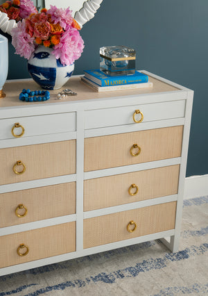 8-Drawer in White Lacquer | Mallet Collection | Villa & House