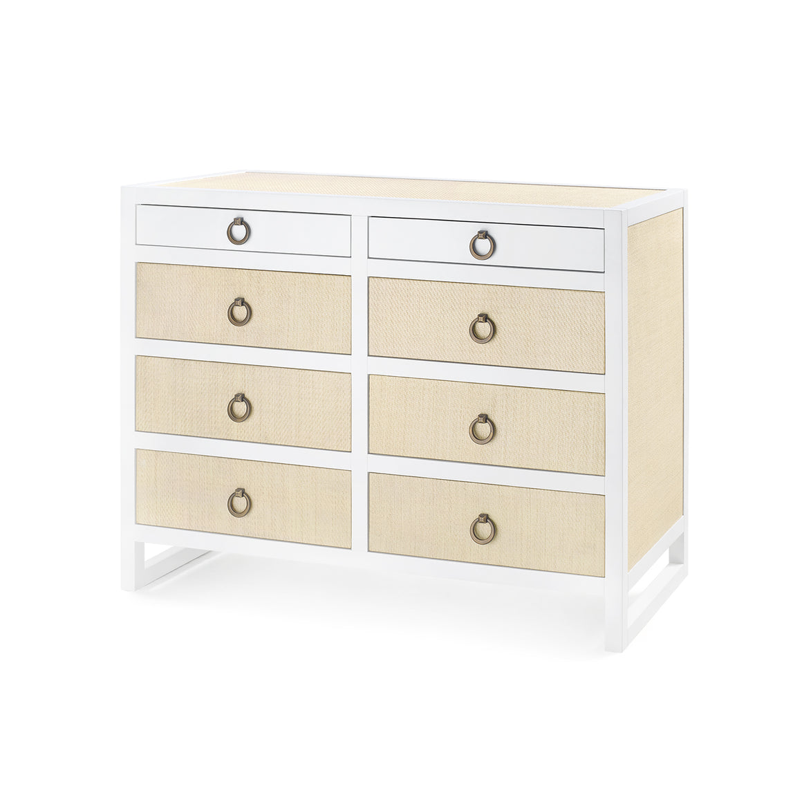 8-Drawer in White Lacquer | Mallet Collection | Villa & House