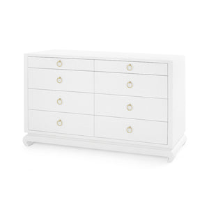 Extra Large 8-Drawer in White | Ming Collection | Villa & House