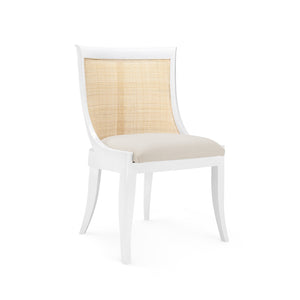 Armchair in White Lacquer | Monaco Collection | Villa & House