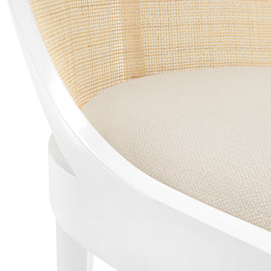 Armchair in White Lacquer | Monaco Collection | Villa & House