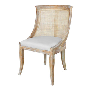 Curved Cane Chair — Natural | Monaco Collection | Villa & House