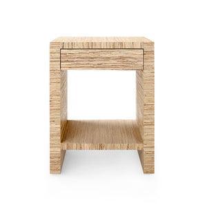 Papyrus 1-Drawer Side Table in Natural | Morgan Collection | Villa & House