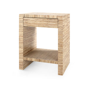 Papyrus 1-Drawer Side Table in Natural | Morgan Collection | Villa & House