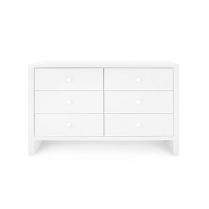 Extra Large 6-Drawer in White Lacquered | MorganCollection | Villa & House