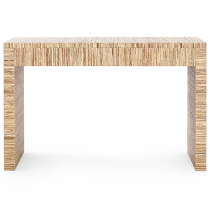 Lacquered Papyrus Console Table with Drawer – Natural | Morgan Collection | Villa & House