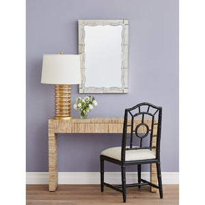 Lacquered Papyrus Console Table with Drawer – Natural | Morgan Collection | Villa & House