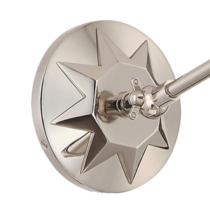 Morgan 1 Light Polished Nickel Wall Mount