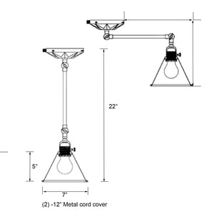 Morgan 1 Light Polished Nickel Wall Mount