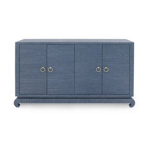 4-Door Cabinet in Navy Blue | Meredith Collection | Villa & House