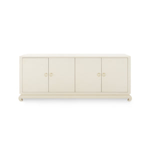 Extra Large 4-Door Cabinet in Natural | Meredith Collection | Villa & House