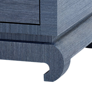 Extra Large 4-Door Cabinet in Navy Blue | Meredith