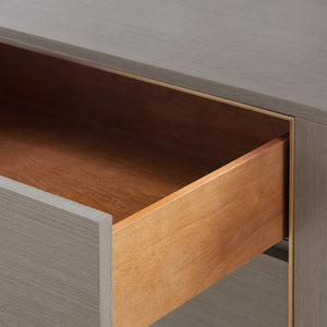 Extra Large 6-Drawer in Taupe Gray | Morris Collection | Villa & House