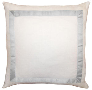 Marquess Birch Silver Ribbon Pillow