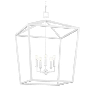 Denison White Large Chandelier