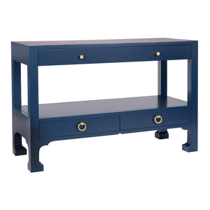 Morris 3-Drawer Console Table with Sculpted Feet