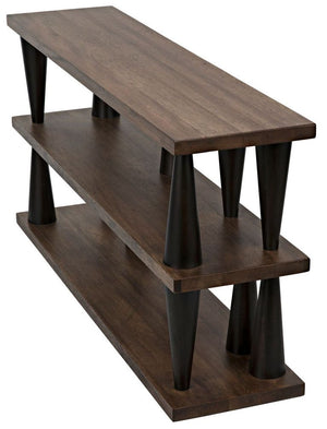 Mood Console - Ebony and Dark Walnut