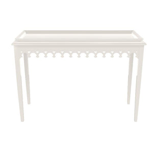 Newport Lacquer Console Table - White (Additional Colors Available)