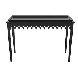Newport Lacquer Console Table - Black (Additional Colors Available)
