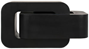 Nodum Accent Table - Black Metal