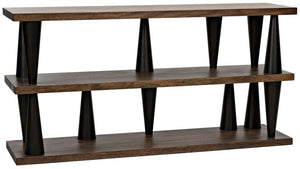 Mood Console - Ebony and Dark Walnut