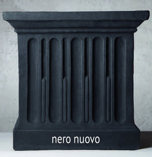 Medium Cast Stone Cube Planter - Greystone (14 finishes available)