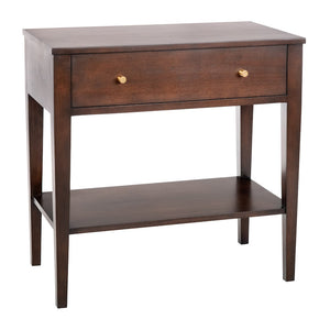 Noah 1-Drawer Nightstand with Shelf