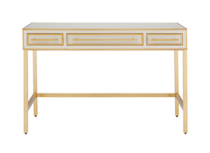Currey and Company Arden Ivory Vanity - Ivory/Brushed Brass