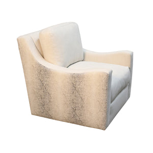Sophie Swivel Chair -Porcelain Upholstery