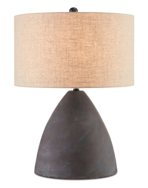 Currey and Company Zea Table Lamp - Antique Black