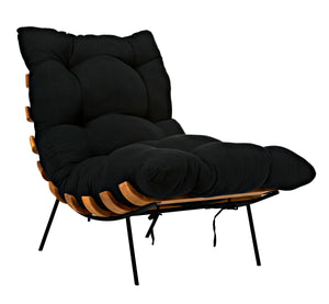 Hanzo Chair with Metal Legs, Teak