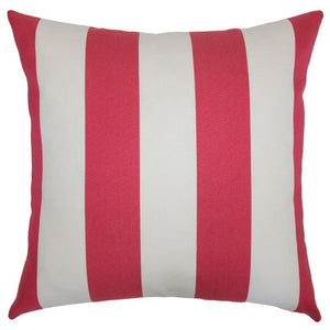 Outdoor Stripe Berry Pillow
