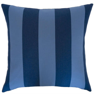 Outdoor Stripe Chambray Pillow